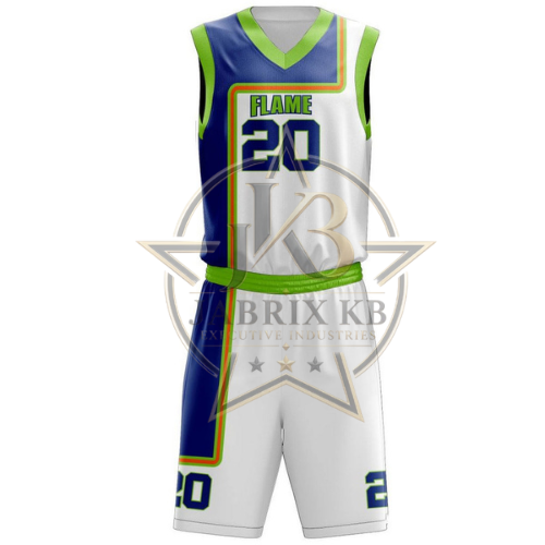 Navy & White Basketball Uniform Set | Custom Jersey