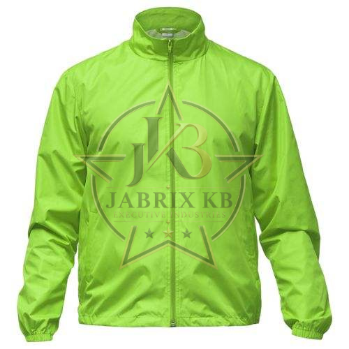 Lime Green Rain Jacket – Men's Lightweight Zip Jacket
